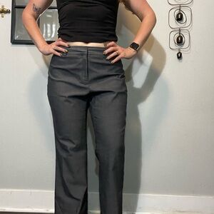 Banana Republic Charcoal Straight Leg Pants